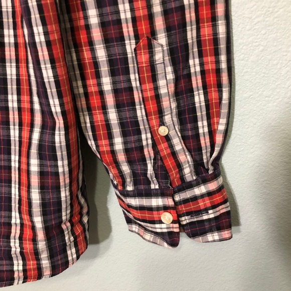 J. Crew Men's plaid button down shirt - Picture 5 of 5
